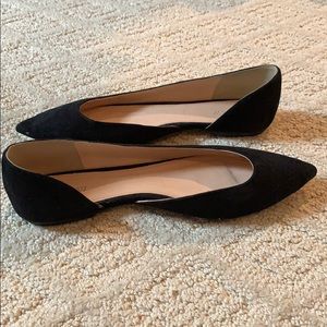Size 9 J crew black flats! Great condition!